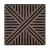 Akusztikus falpanel Deco VI dió 60x60x1,8 cm