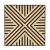 Akusztikus falpanel Deco VII bambusz hatású 60x60x1,8 cm