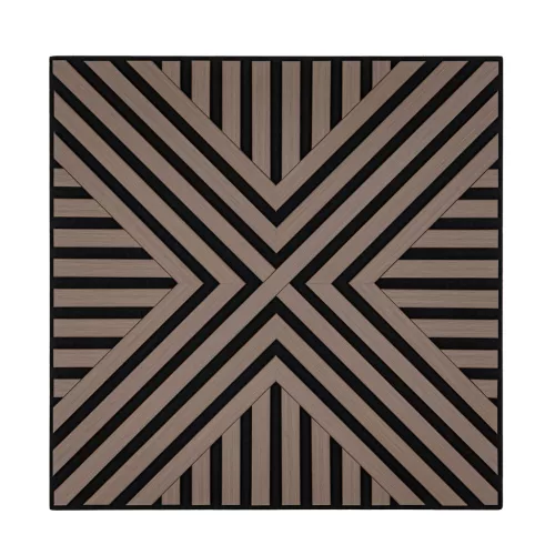 Akusztikus falpanel Deco VII olajos tölgy 60x60x1,8 cm