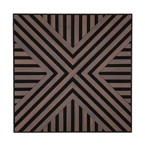 Akusztikus falpanel Deco VII dió hatású 60x60x1,8 cm