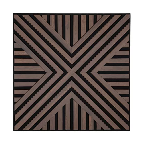 Akusztikus falpanel Deco VII dió 60x60x1,8 cm