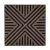 Akusztikus falpanel Deco VII dió hatású 60x60x1,8 cm