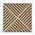 Akusztikus falpanel Deco VIII bambusz hatású 60x60x1,8 cm