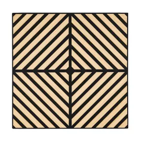 Akusztikus falpanel Deco IX bambusz hatású 60x60x1,8 cm