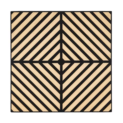 Akusztikus falpanel Deco IX bambusz 60x60x1,8 cm