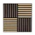 Akusztikus falpanel Deco X bambusz 60x60x1,8 cm