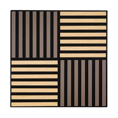 Akusztikus falpanel Deco X olajos tölgy hatású 60x60x1,8 cm
