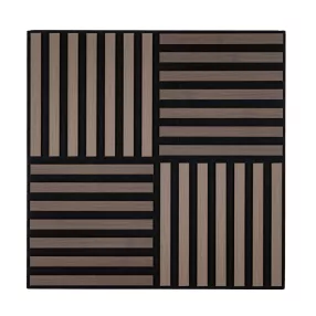 Akusztikus falpanel Deco X dió hatású 60x60x1,8 cm