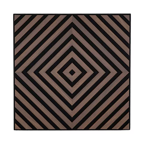 Akusztikus falpanel Deco XI dió 60x60x1,8 cm