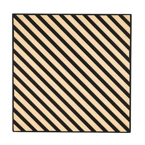 Akusztikus falpanel Deco III bambusz 60x60x1,8 cm