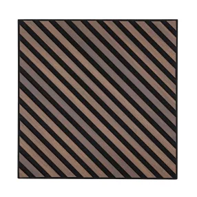 Akusztikus falpanel Deco III dió 60x60x1,8 cm