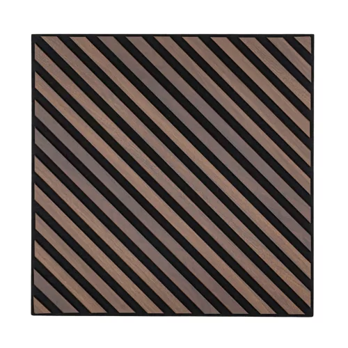 Akusztikus falpanel Deco III dió hatású 60x60x1,8 cm