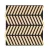 Akusztikus falpanel Deco XII bambusz 60x60x1,8 cm