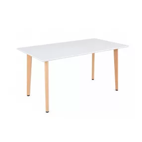 Silla 120 cm szögletes étkezőasztal fehér