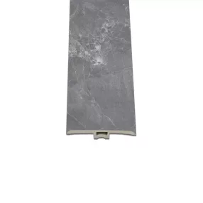   Vinyl SPC padló burkolatváltó Fjord márvány mintás sötét szürke 2400x45x6 mm
