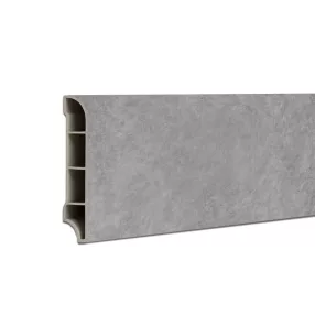 Vinyl SPC padlószegély Harbor beton szürke 2400x60x12 mm