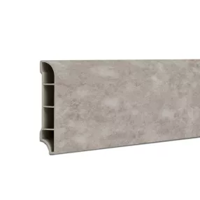   Vinyl SPC padlószegély Reno kőhatású szürke 2400x60x12 mm
