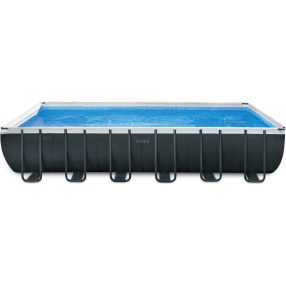   INTEX UltraSet XTR négyszögletű medence 732 x 366 x 132 cm homokszűrővel és sóbontóval (26368)
