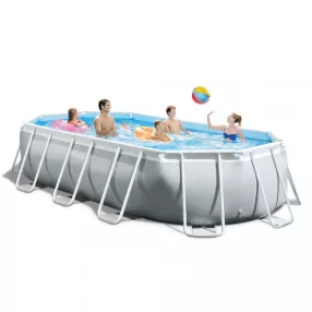   INTEX MetalPrism Set ovális medence 503 x 274 x 122cm (26796)