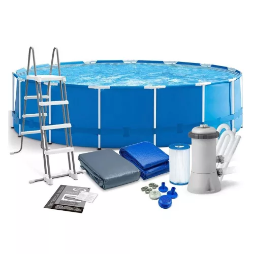 INTEX MetalPrism Set medence 457 x 122 cm (28242)