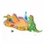 Felfújható vízi játék, Intex Dino Park, 201 × 157 × 69 cm, zöld, dinoszaurusz mintás, csúszdával, labdákkal, locsolótömlőre csatlakoztatható zuhannyal (56139)