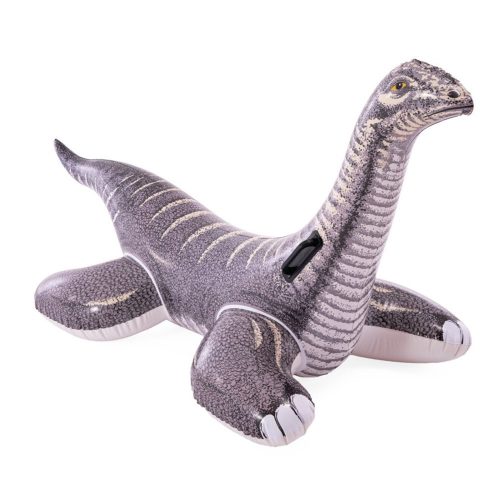 Úszó sziget, Intex, felfújható, brontoszaurusz alakú, szürke, 178 x 94 cm, 2 kapaszkodó fogantyúval (57584NP)