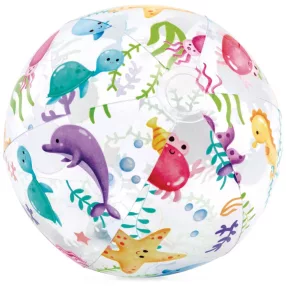 INTEX tengeri állatos mintás strandlabda D51cm (59040)