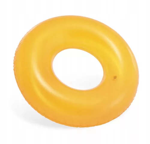 INTEX átlátszó sárga úszógumi D76cm (59260)
