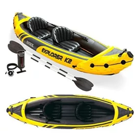   INTEX Explorer K2 felfújható kajak (2 személyes) 312 x 91 x 51cm (68307)