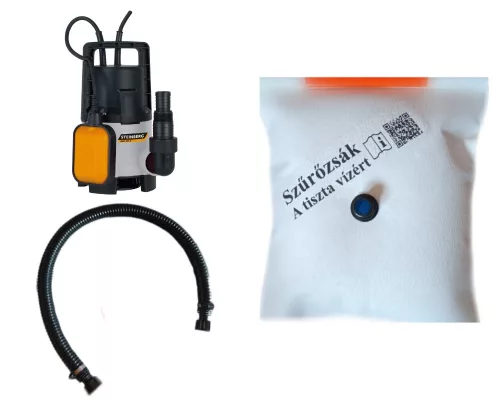 Szűrőzsák szett, ha nincs a medencédnek vízkeringtetője.