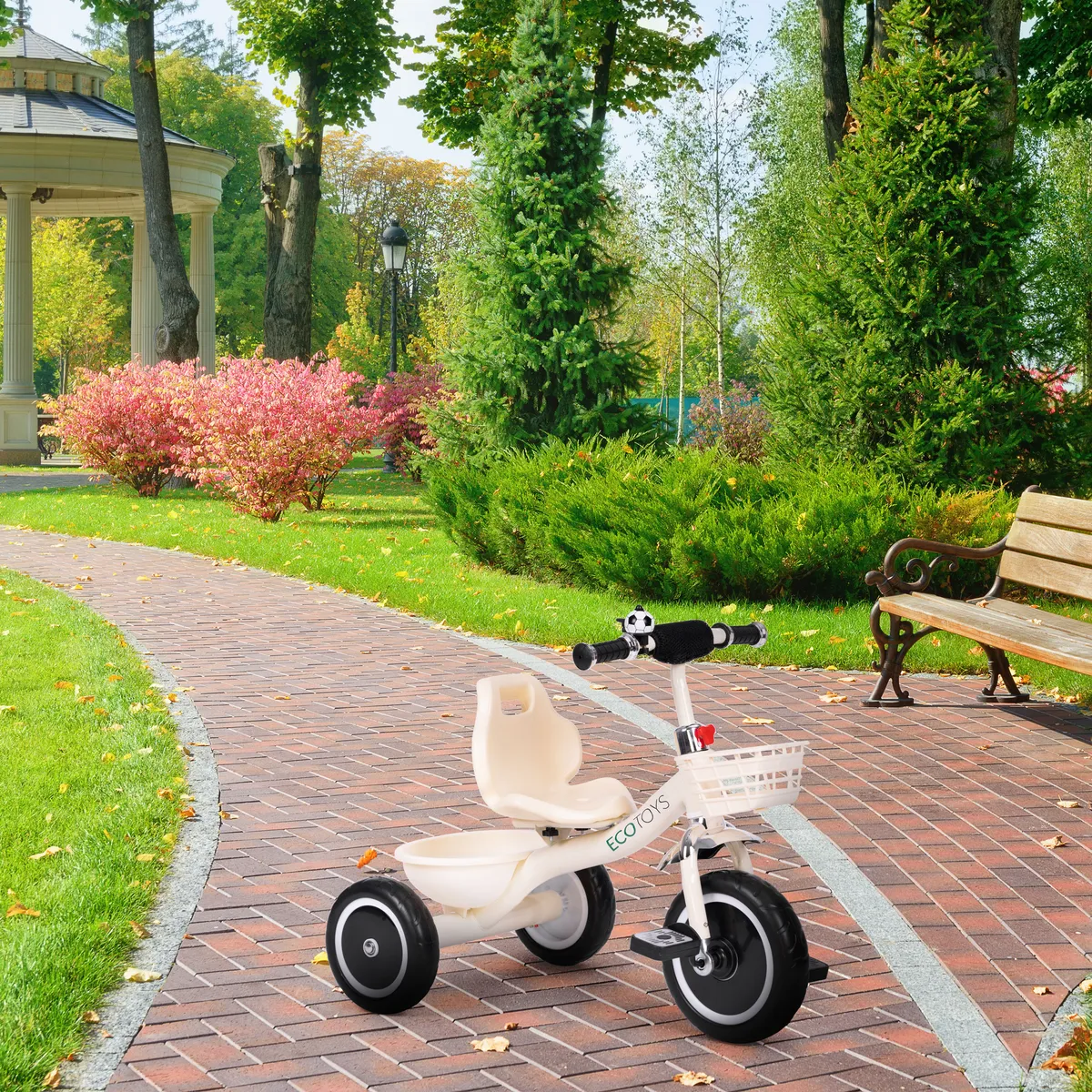 Háromkerekű tricikli, ECOTOYS WQL-1999, szürke – 2. kép Háromkerekű tricikli, ECOTOYS WQL-1999, szürke – 2. kép