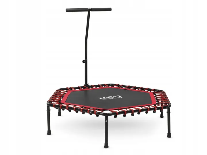 Fitnesz trambulin, Neo-Sport, fekete/piros – 7. kép