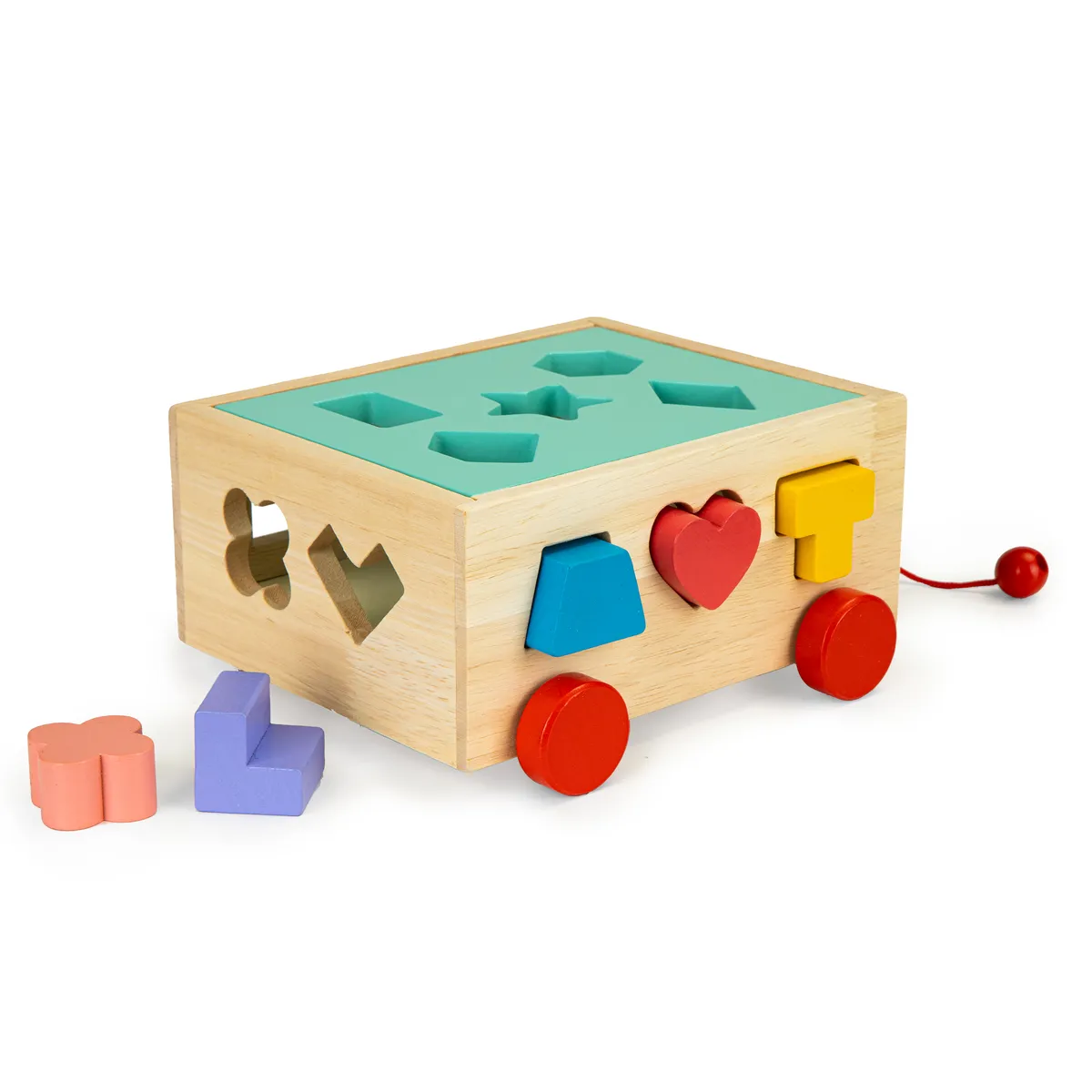 Fa formaválogató, ECOTOYS HM015197, 15 db – 3. kép