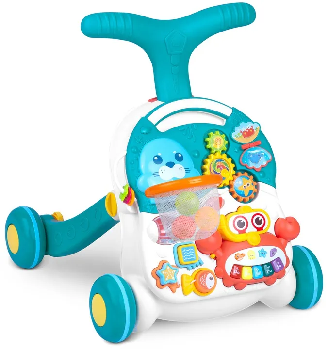 Járássegítő játék, Ricokids RK-810, fehér-kék – 2. kép Járássegítő játék, Ricokids RK-810, fehér-kék – 2. kép