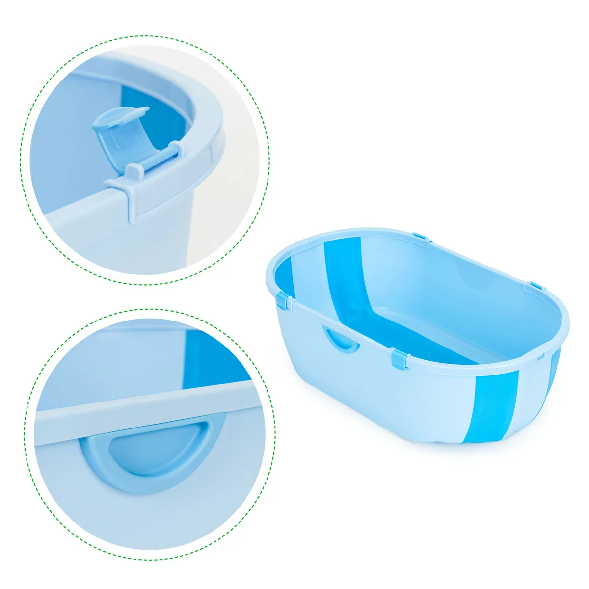 Utazó gyerekkád, ECOTOYS HA-B46, kék – 4. kép
