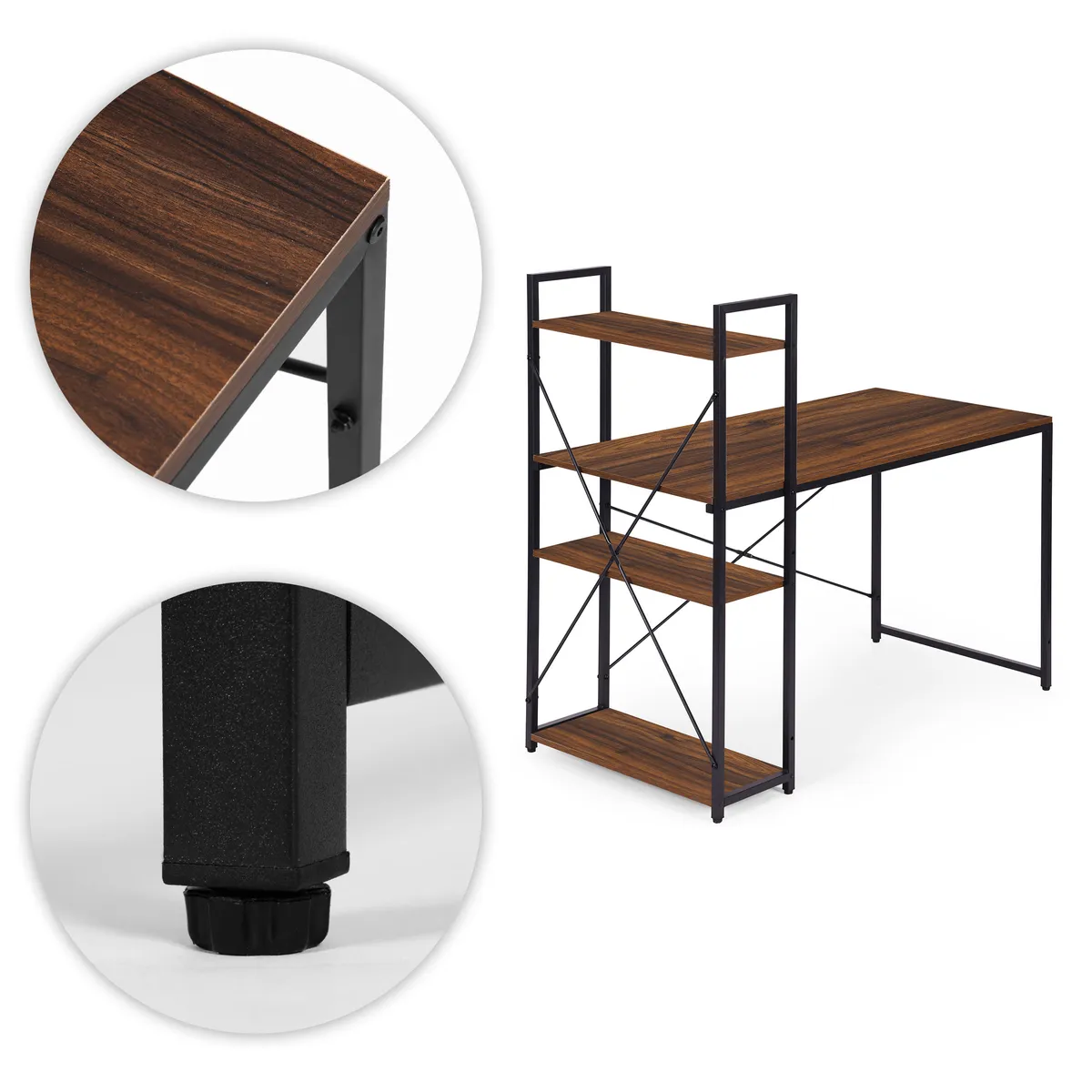 Íróasztal, ModernHome TH-SD-15, 120 x 60 x 120 cm – 3. kép Íróasztal, ModernHome TH-SD-15, 120 x 60 x 120 cm – 3. kép
