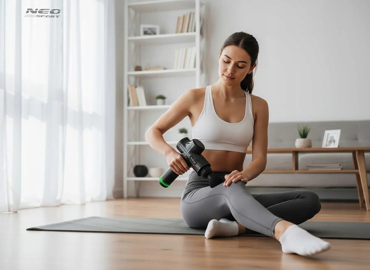 Masszázspisztoly, Neo-Sport NS-503, fekete – 14. kép