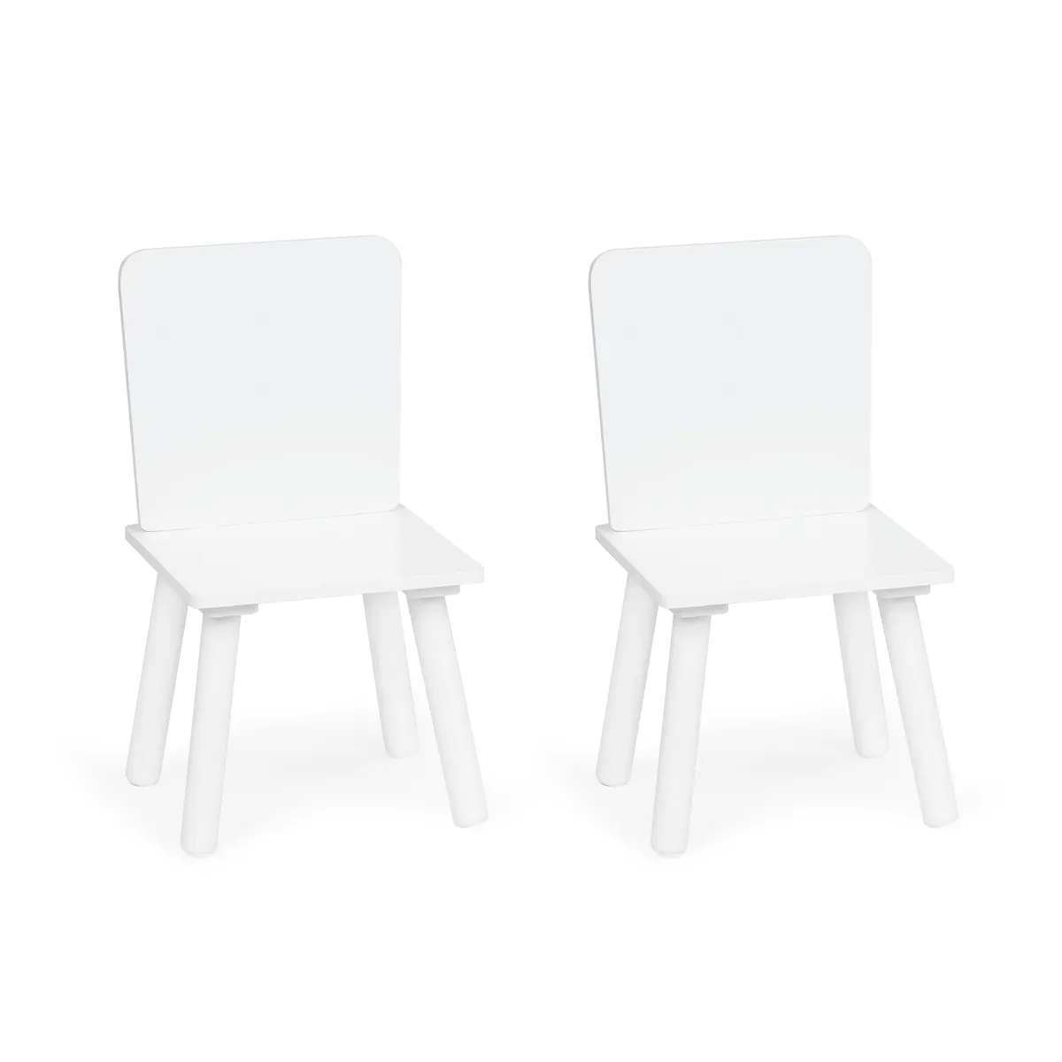 Gyerek asztal és szék szett, ECOTOYS WH135, fehér – 6. kép