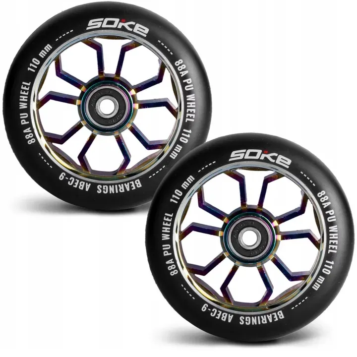 Roller kerék szett, SOKE, 11 cm – 3. kép