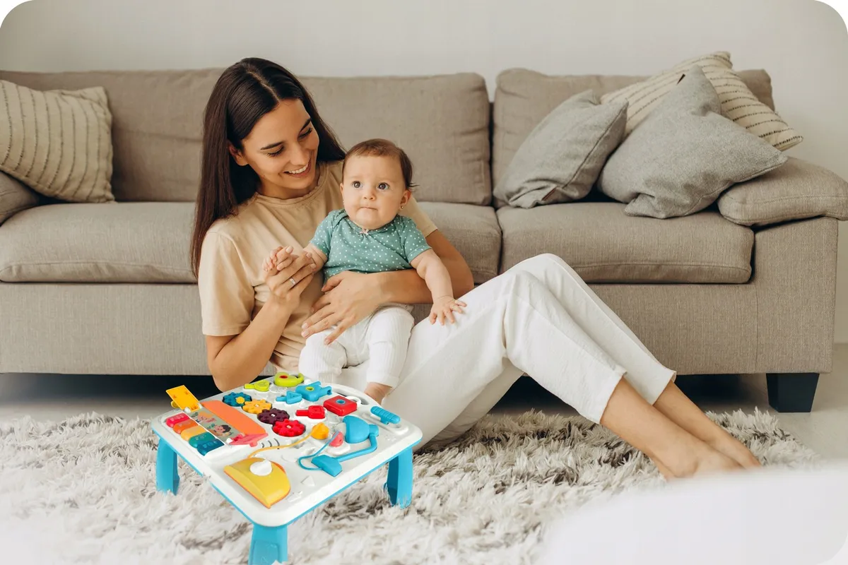 Gyerek játékasztal, Ricokids, zenélő oktatóasztal levehető táblával – 7. kép Gyerek játékasztal, Ricokids, zenélő oktatóasztal levehető táblával – 7. kép