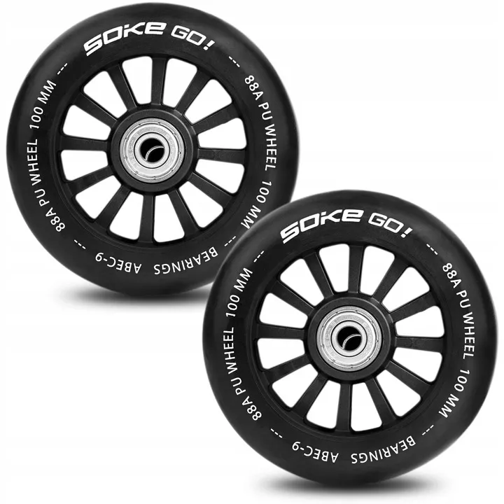 Roller kerék szett, SOKE, fekete – 3. kép Roller kerék szett, SOKE, fekete – 3. kép