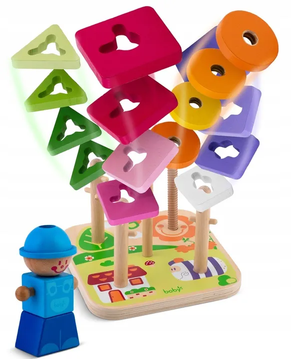 Fa formaválogató, Ricokids RK-866, 16 db – 6. kép Fa formaválogató, Ricokids RK-866, 16 db – 6. kép