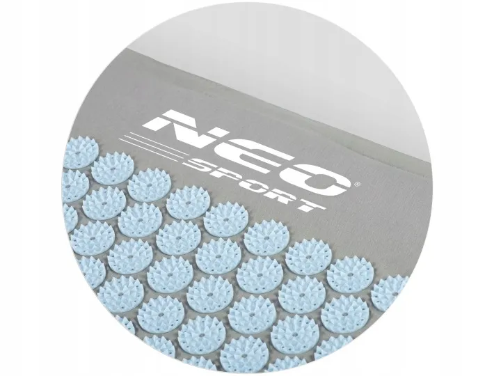 Akupresszúrás szőnyeg, Neo-Sport NS-901, szürke/kék – 11. kép Akupresszúrás szőnyeg, Neo-Sport NS-901, szürke/kék – 11. kép