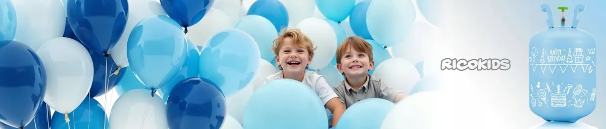 Hélium 30 db lufi felfújásához, Ricokids, kék – 1. kép Hélium 30 db lufi felfújásához, Ricokids, kék – 1. kép