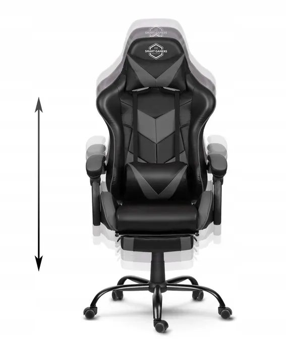 Gamer szék, Sofotel Cerber, fekete-szürke – 6. kép Gamer szék, Sofotel Cerber, fekete-szürke – 6. kép
