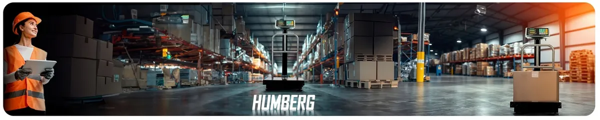 Elektronikus ipari mérleg, Humberg MH-191, fekete – 1. kép