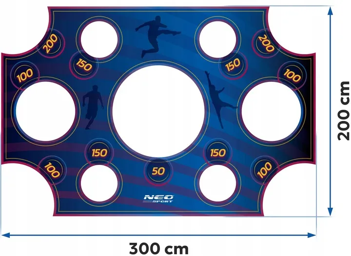 Célzóponyva futballkapura, Neo-Sport, 300 x 200 cm – 5. kép Célzóponyva futballkapura, Neo-Sport, 300 x 200 cm – 5. kép
