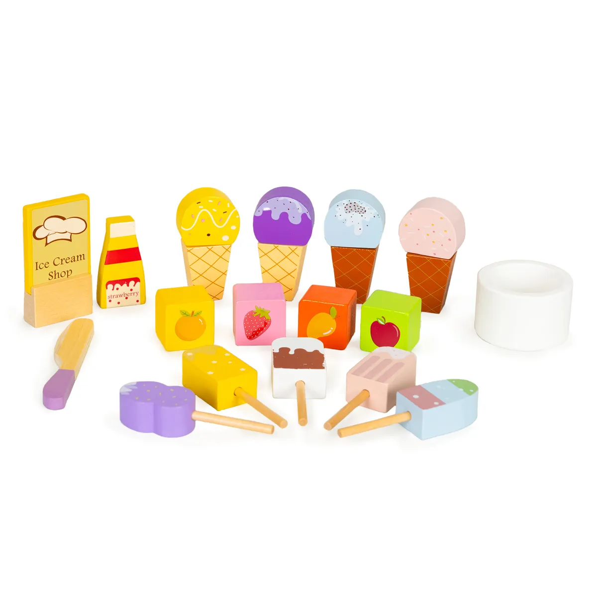 Fagylaltozó játékkészlet, ECOTOYS TL91084, fagylaltozó – 3. kép Fagylaltozó játékkészlet, ECOTOYS TL91084, fagylaltozó – 3. kép