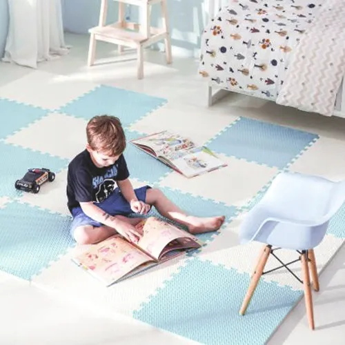 Játszószőnyeg, Ricokids 738202, fehér/kék – 7. kép