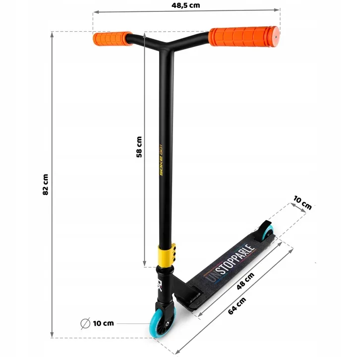 Kaszkadőr roller, SOKE GO!, narancssárga – 8. kép Kaszkadőr roller, SOKE GO!, narancssárga – 8. kép